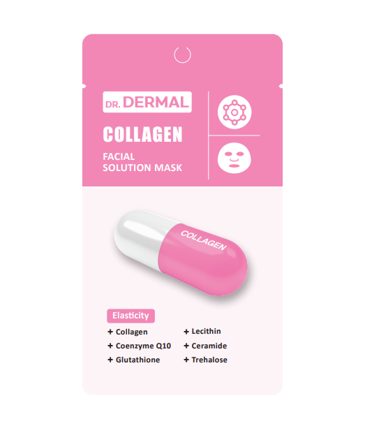 Dr.DERMAL COLLAGEN FACIAL SOLUTION MASK – K-LAND